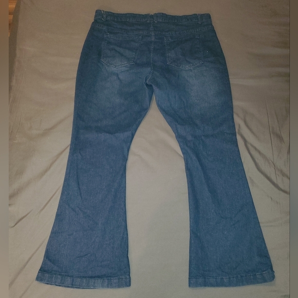Jessica Jeans, Women's Plus 4XL, Flared High Waisted - Picture 6 of 9